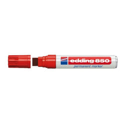 Edding 850 marqueur indélébile Bloc Rouge 5 pièce(s)