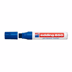 Edding 850, Bleu, Bloc, Bleu, Blanc, Plastique, Bold, 1,6 cm