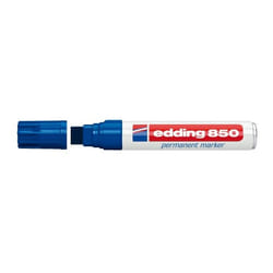 Edding 850 marqueur indélébile Bloc Bleu 5 pièce(s)