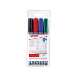 Edding 250 marqueur indélébile Pointe fine Multicolore 4 pièce(s)
