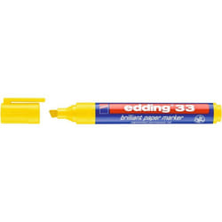 Edding 33 marqueur indélébile Pointe biseautée Jaune 1 pièce(s)