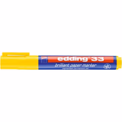 Edding 33 marqueur indélébile Pointe biseautée Jaune 1 pièce(s)