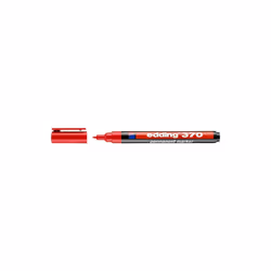 EDDING 370 Marqueur Permanent - Rouge Le marqueur permanent EDING 370 est un outil polyvalent pour écrire et marquer sur une ...