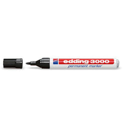 Edding 3000 marqueur indélébile Noir 10 pièce(s)