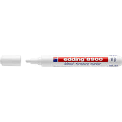 Edding 8750 marqueur indélébile Pointe ogive Blanc
