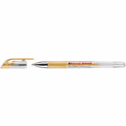 Edding 2185, Stylos à encre gel avec bouchon, Or, Or, Métallique, Rond, 0,7 mm, Encre à base d'eau