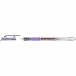 Edding 2185, Stylos à encre gel avec bouchon, Métallique, Violet, Métallique, Violet, Rond, 0,7 mm, Encre à base d'eau