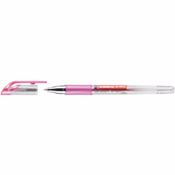 Edding 2185, Stylos à encre gel avec bouchon, Métallique, Rose, Métallique, Rose, Rond, 0,7 mm, Encre à base d'eau