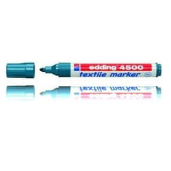 Edding Textielmarker e-4500 marqueur indélébile Pointe ogive Bleu
