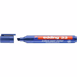 Edding 33, Bleu, Pointe biseautée, Multicolore, Polypropylène (PP), 1 mm, 5 mm