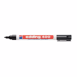 Edding 400, Noir, Noir, Blanc, Plastique, 1 mm, CE, 10 pièce(s)