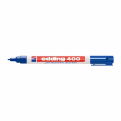 Edding 400, Bleu, Bleu, Blanc, Plastique, 1 mm, 10 pièce(s)
