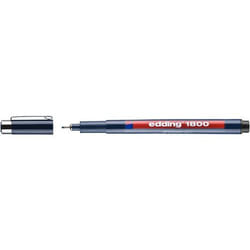 Edding 1800 Stylos à encre gel avec bouchon Noir 1 pièce(s)