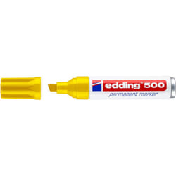 Edding 4-500005 marqueur indélébile Pointe fine/biseautée Jaune 1 pièce(s)