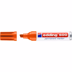 Edding 500, Orange, Pointe biseautée, Multicolore, Aluminium, Moyen, 2 mm
