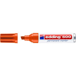 Edding 500 marqueur indélébile Pointe biseautée Orange 1 pièce(s)