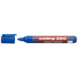 Edding 360, 1 pièce(s), Bleu, Pointe ogive, Rond, 1,5 mm, 3 mm
