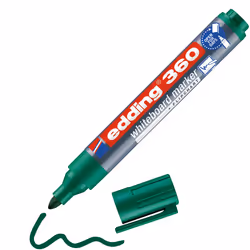 Edding 360, 1 pièce(s), Vert, Pointe ogive, Plastique, Rond, 1,5 mm