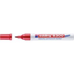 Edding 8300 marqueur indélébile Pointe ogive Rouge 1 pièce(s)