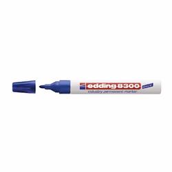 Edding 8300, Bleu, Pointe ogive, Aluminium, 1,5 mm, 3 mm, Verre, Métal, Plastique, Bois