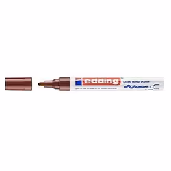 Edding 750, Marron, Marron, Blanc, 1 couleurs, Pointe ogive, Rond, 2 mm