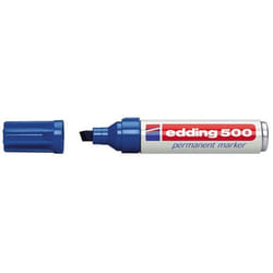 Edding 4-500 003 marqueur indélébile Pointe biseautée Bleu 10 pièce(s)