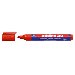 Edding 30 marqueur indélébile Pointe ogive Rouge