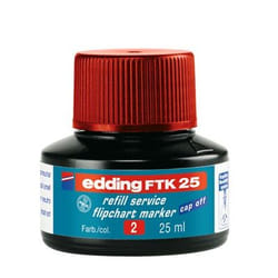 Edding FTK 25 recharge de marqueur Rouge 25 ml 1 pièce(s)