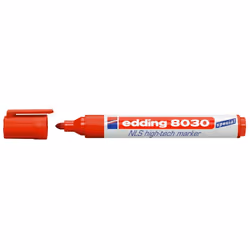 Edding 8030 NLS High-Tech, Rouge, Pointe ogive, Plastique, 1,5 mm, 3 mm, Métal