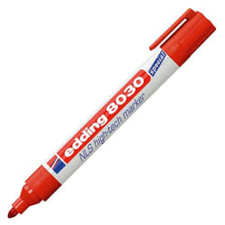 Edding e-8030 marqueur 10 pièce(s) Rouge