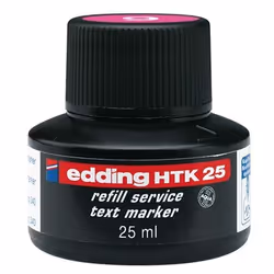 Edding HTK 25, Rose, Noir, 25 ml, edding 24, 340, 345, 1 pièce(s)