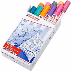 Edding 4500, 10 pièce(s), Multicolore, Pointe ogive, Multicolore, Rond, Moyen