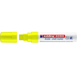 Edding 4090 marqueur à craie liquie Ciseau Jaune 5 pièce(s)