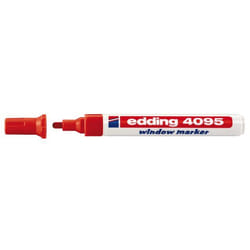 Edding 4095 marqueur 10 pièce(s) Bloc Rouge