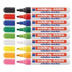 Edding 4095, 1 pièce(s), Vert, Blanc, Plastique, 2 mm, 3 mm