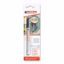 Edding e-780/1 marqueur peinture noir boîte/10, 1 pièce(s), Noir, Pointe fine, Noir, Blanc, Blanc, Plastique