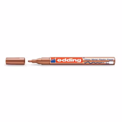 Edding 751, Bronze, Pointe ogive, Cuivre, Blanc, Aluminium, Fin, 1 mm