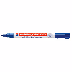 Edding 8400, Bleu, Pointe ogive, Plastique, 0,5 mm, 1 mm, Encre à base d'eau