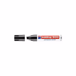 Edding - Marqueur Permanentmarker 800 noir largeur de trait 4 - 12 mm pointe grisote