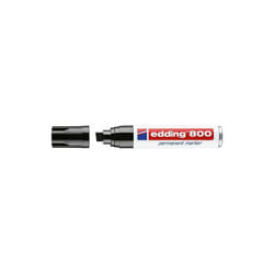 Edding - Marqueur Permanentmarker 800 noir largeur de trait 4 - 12 mm pointe grisote