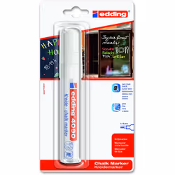 Edding 4090, Blanc, Ciseau, Inodore, 1 pièce(s)