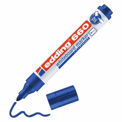 EDDING 660 Marqueur pour tableaux blancs - Bleu Le marqueur pour tableaux blancs edding 660 est un outil polyvalent idéal pou ...