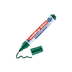 EDDING 660 Marqueur Tableau Blanc - Vert - Effaçable à Sec