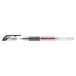 Edding 2185, Stylos à encre gel avec bouchon, Noir, Multicolore, Transparent, Extra-fin, Caoutchouc, 0,7 mm