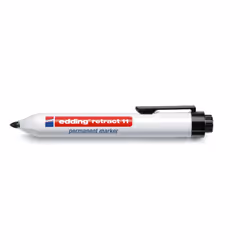 Edding retract 11, Bleu, Pointe ogive, Plastique, 1,5 mm, 3 mm, Carton, Verre, Cuir, Métal, Papier, Plastique, Bois
