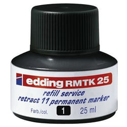 Edding RMTK 25 recharge de marqueur Noir 25 ml 1 pièce(s)