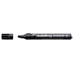 Edding 4-2200C 001 marqueur indélébile Pointe biseautée Noir 10 pièce(s)