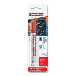 Edding 4095 Rosso 4 mm, 15 mm marqueur à craie liquie Cosse Rouge 1 pièce(s)