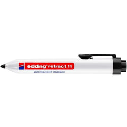 Edding - Marqueur indelebile retractable noir