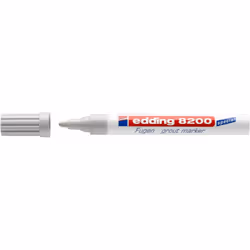 Edding 8200, Gris, Blanc, Pointe ogive, Rond, 2 mm, 4 mm